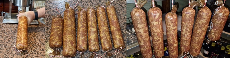 Napełnianie i osuszanie kiełbasy