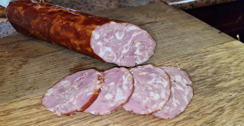 Kiełbasa dzień po wędzeniu