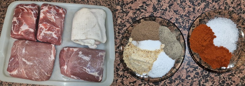 Składniki kiełbasy