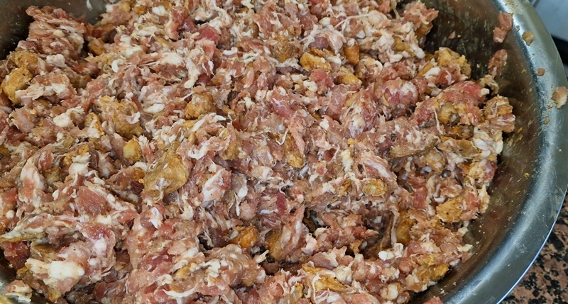 Składniki wymieszane.