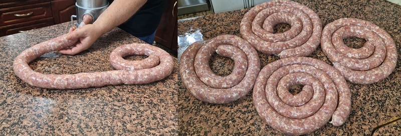Nadziewanie kiełbasy